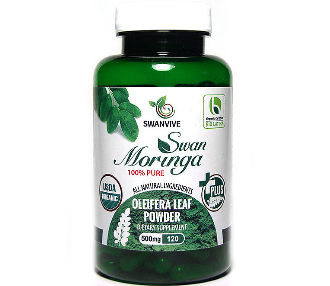 Organice Moringa Leaf Powder Capsules